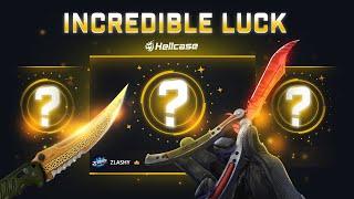 My Hellcase Luck was Incredible... $15,000 HELLCASE GIVEAWAY!!