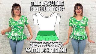 Peplum Top Sew Along With Sewing Pattern Super Cute!