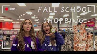 Fall school shopping haul + vlog ft Riley