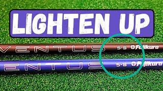 Lighter Shaft - 5S - Ventus Velocore+ Blue vs Ventus Velocore+ Black