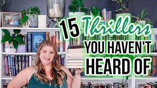 THRILLER BOOK RECOMMENDATIONS 2022 | THRILLERS THAT YOU HAVEN'T HEARD OF!
