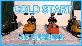 Skidoo Elan Cold Start