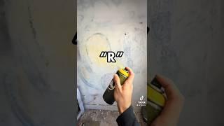 How to easy graffiti throwup letter “R”