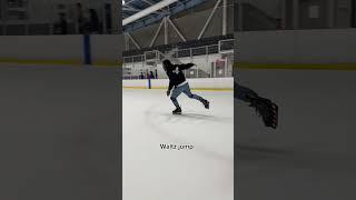 Figure skater versus hockey skater #hockey #skate #skating #figureskating #iceskating #iceskate