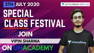 Unacademy Special Class Festival | 5th July 2020 | JEE | NEET | Foundation | NTSE | CBSE