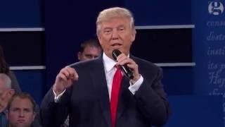 Highlights from the second presidential debate: Trump fights dirty against Clinton