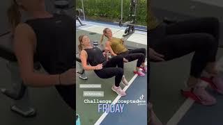 Leg day workout- hip thrusters