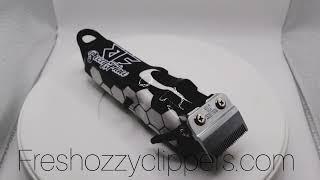 Wahl magic clip black and white Nike custom