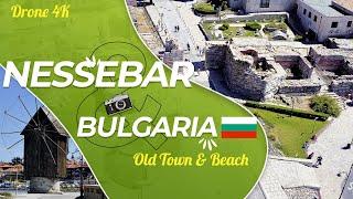 Nessebar Bulgaria 2020  | Old Town & Beach (by drone 4K)