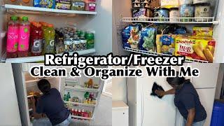 REFRIGERATOR/FREEZER CLEAN & ORGANIZE WITH ME| EXTREME CLEANING MOTIVATION