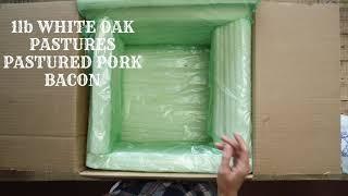 Unboxing White Oak Pastures Complete Breakfast Kit