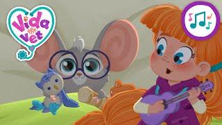 Cute Mouse Needs a Nap Song! @VidaTheVet | Fun Animal Music Videos for Girls | Cute Cartoons