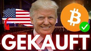 Breaking: TRUMP KAUFT MASSIV BITCOIN! (CNBC Bestätigt)