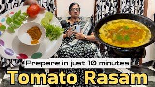 Tomato Rasam recipe! Easier & Tastier of all️Vijayalakshmi Tulasi #aruvameesaikoduvaparva #cooking