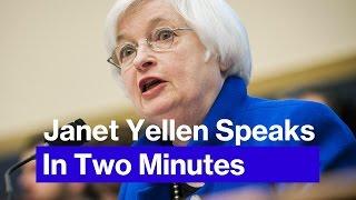 The Most Important 2 Minutes of Janet Yellen's Statement