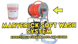 The Maverick Soft Wash System | How To Clean Roof & House With Low Pressure Machine