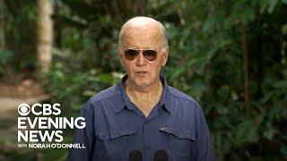 Biden becomes first sitting president to visit Amazon Rainforest