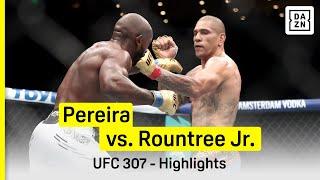 Alex Pereira vs Khalil Rountree Jr. | UFC 307 | DAZN Highlights