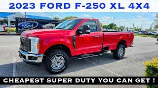 2023 Ford F-250 XL Single Cab 6.8L V8 - Entry Level SD A Good Value? POV Review & Test Drive !