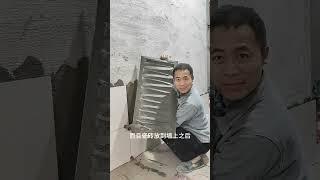 打灰是贴砖的基本功！#装修 #贴砖 #贴砖工艺 #施工现场实拍