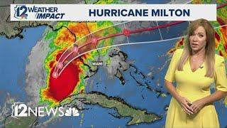 Tracking the path of Hurricane Milton as it moves towards Florida