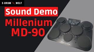 Millenium MD-90 Sound Demo | E-Drum Welt