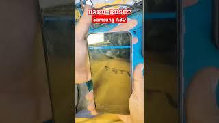 cara hard reset samsung A30 #shorts #tutorial #smartphone #samsunga30 #hardreset #tipsandtricks