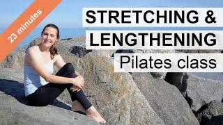Stretching and lengthening Pilates class | Pilates Live