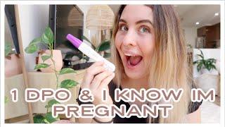 1 DPO & I KNOW IM PREGNANT! 1-3 WEEK PREGNANCY SYMPTOM UPDATE