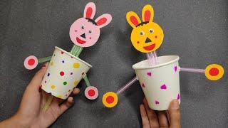 PAPER CUP PUPPETS-2 || EASY PAPER CUP PUPPET MAKING