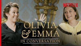 The Queen Meets Diana - Olivia Colman and Emma Corrin | The Crown