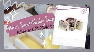 Handmade Soap // How I make soap with NURTURE SOAP Devil's Door Fragrance Oil // What is OPOPONAX?