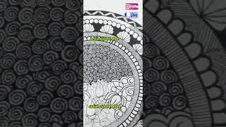 In Process video. Full artwork on my IG handle #artistriddhishah #mandaladrawing #brustro #penart