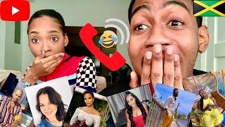 PRANK CALLING JAMAICAN YOUTUBERS ft DIVINITII DIMPLEZ | RUSHCAM