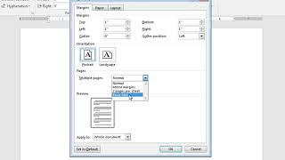 MS Word: How to Set Default Page Setup