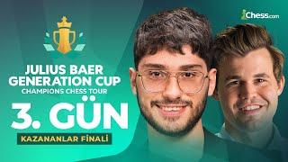 Alireza ve Carlsen'in Final Mücadelesi! | CCT Julius Baer Generation Cup 2024 | 3. Gün