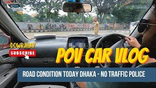 Road Condition Today Dhaka - Toyota Sprinter AE 110 - POV Drive Bangladesh