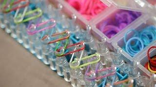 Как плести браслеты из резинок на станке - Rainbow Loom, Loom Bands