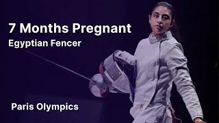 Egyptian Fencer Nada Hafez Competes at Paris Olympics While 7 Months Pregnant