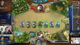 Legend Murloc Paladin, One Turn 30 Damage Kill!