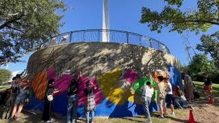 The Woodlands 50th Anniversary Art Mural Installation and "Student Day"