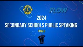 The Lions Club St. Vincent South_FLOW SVG - National Secondary Schools Public Speaking Finals 2024