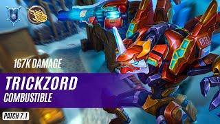 167K DAMAGE TRICKZORD DROGOZ PALADINS COMPETITIVE (DIAMOND) COMBUSTIBLE