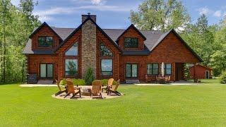 Castle Rock Lake Waterfront Log Home