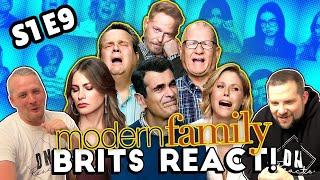 British Guys HILARIOUS Modern Family Reaction | Season 1 Episode 9 (Fizbo)