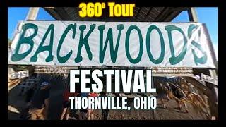 BackWoods Festival Thornville Ohio walk-through filmed in 360!