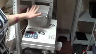 How do use a MAGNER coin counting machine