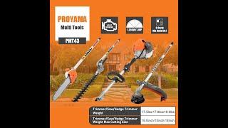 How to Assemble Proyama 42.7cc Multifunction Trimming Tools | 5 IN 1