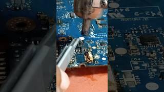 how to remove MOSFET | laptop repairing #laptop #hardware #laptoprepairing #shorts #youtubeshorts