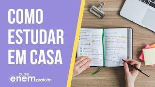 COMO ESTUDAR EM CASA (PASSO A PASSO) | DICAS PARA CRIAR UMA ROTINA DE ESTUDOS